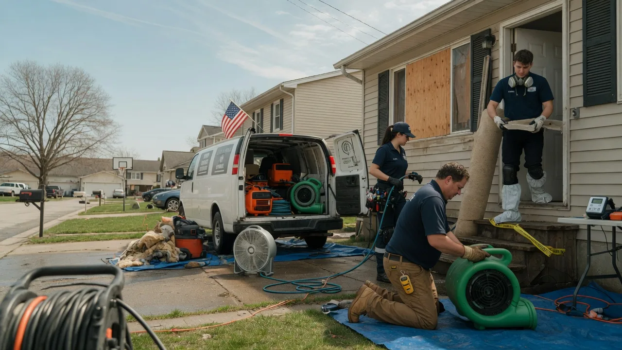 Water Damage Restoration in Pottersdale, PA near me